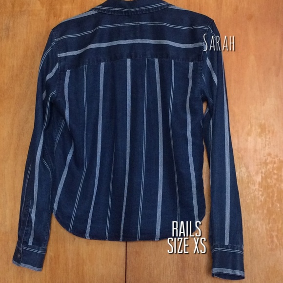Rails Striped Button Down Shirt - Picture 4 of 4